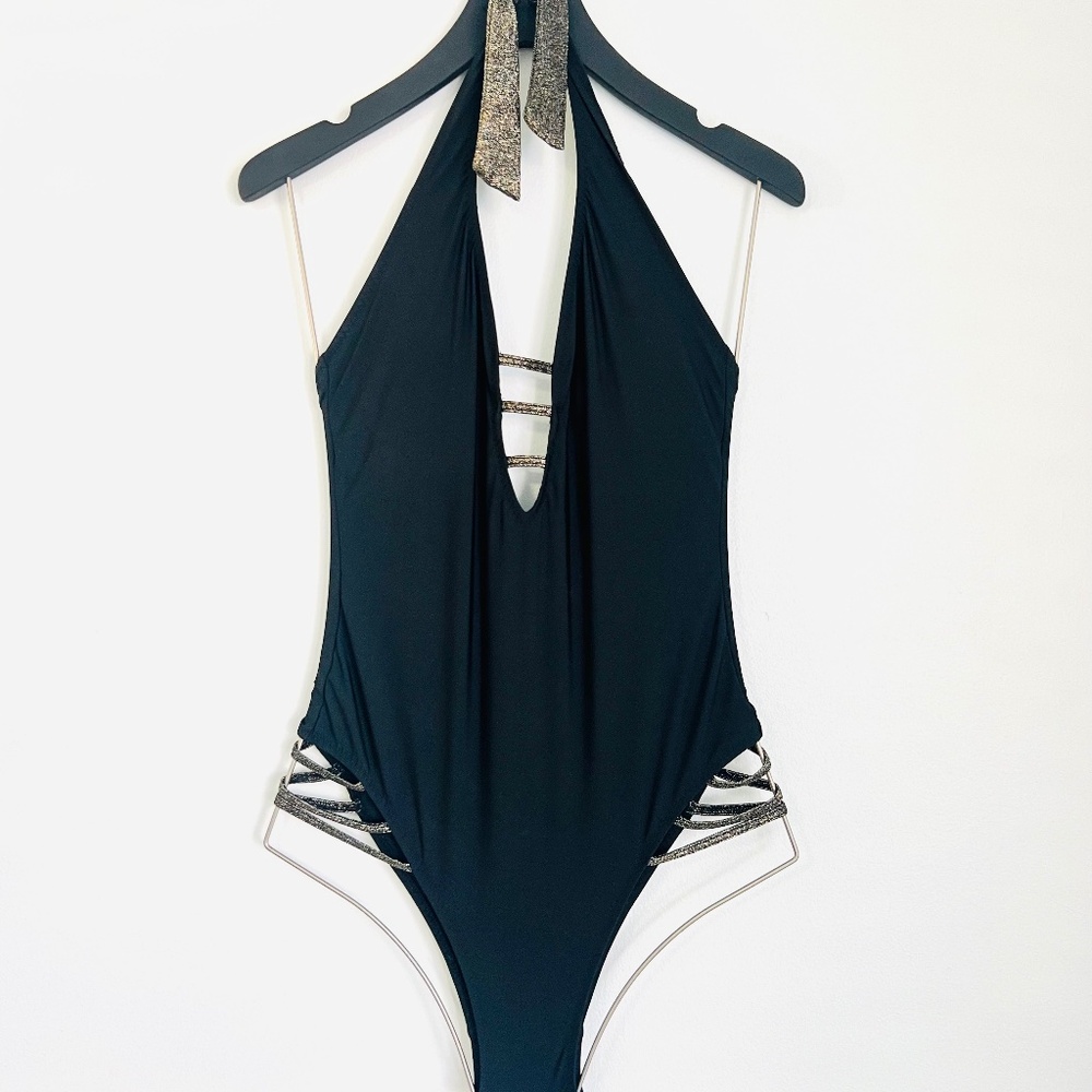 SALE Red Carter Black strappy one piece